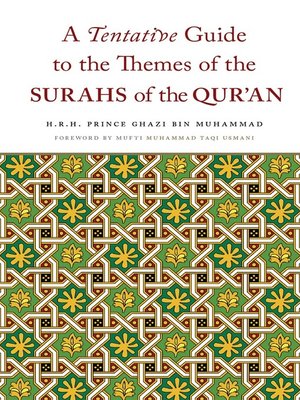 cover image of A Tentative Guide to the Themes of the Surahs of the Qur'an